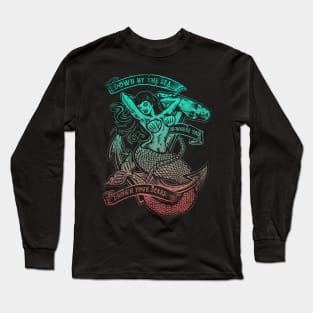 "DOWN BY THE SEA" Long Sleeve T-Shirt